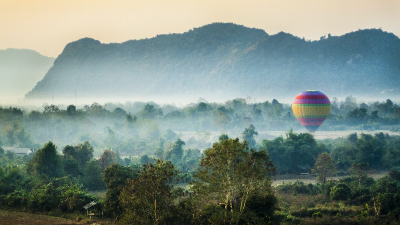 Hot Air Baloon, Laos